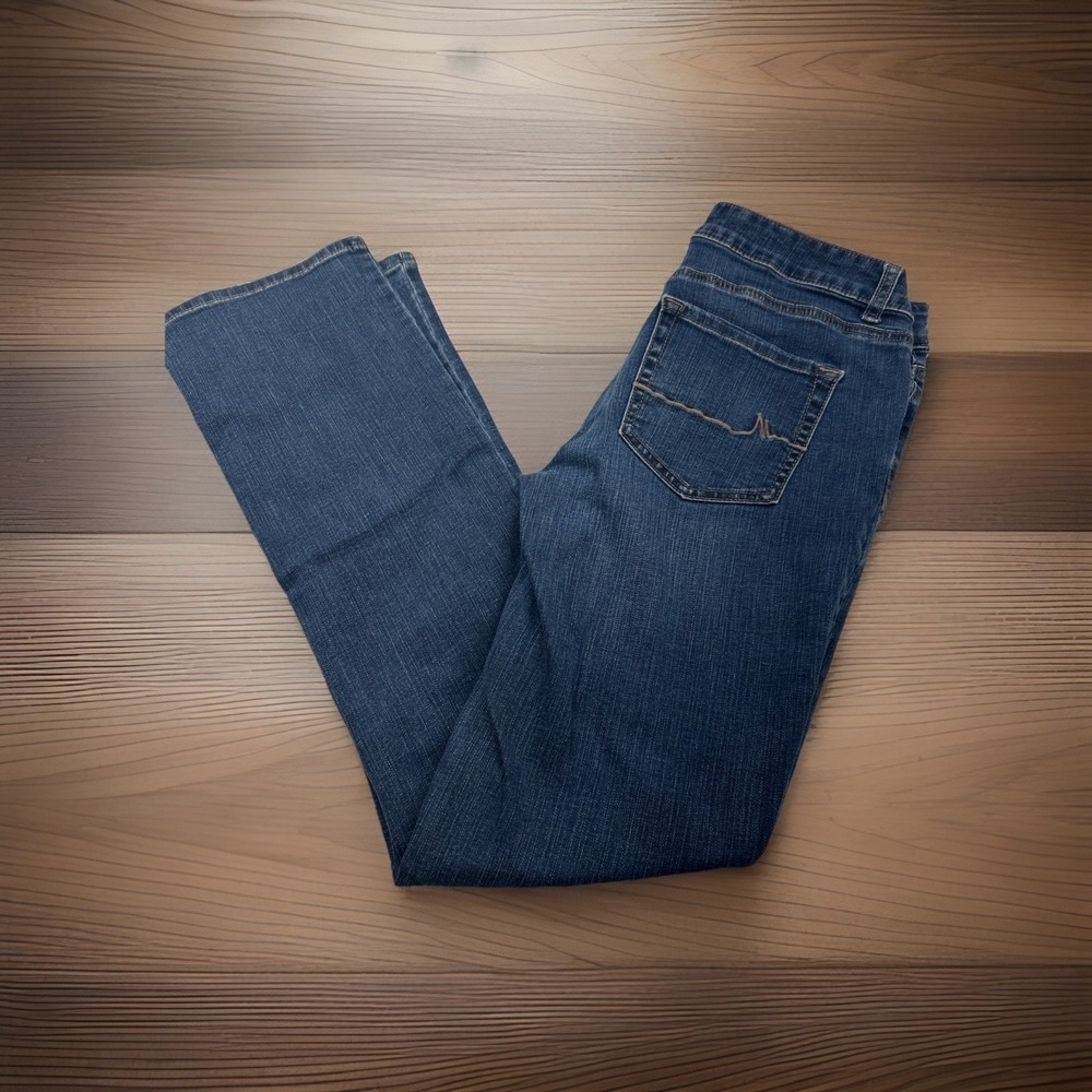 Maurices Women's Jeans Size 8 Regular Mid Rise Straight Leg Blue Denim